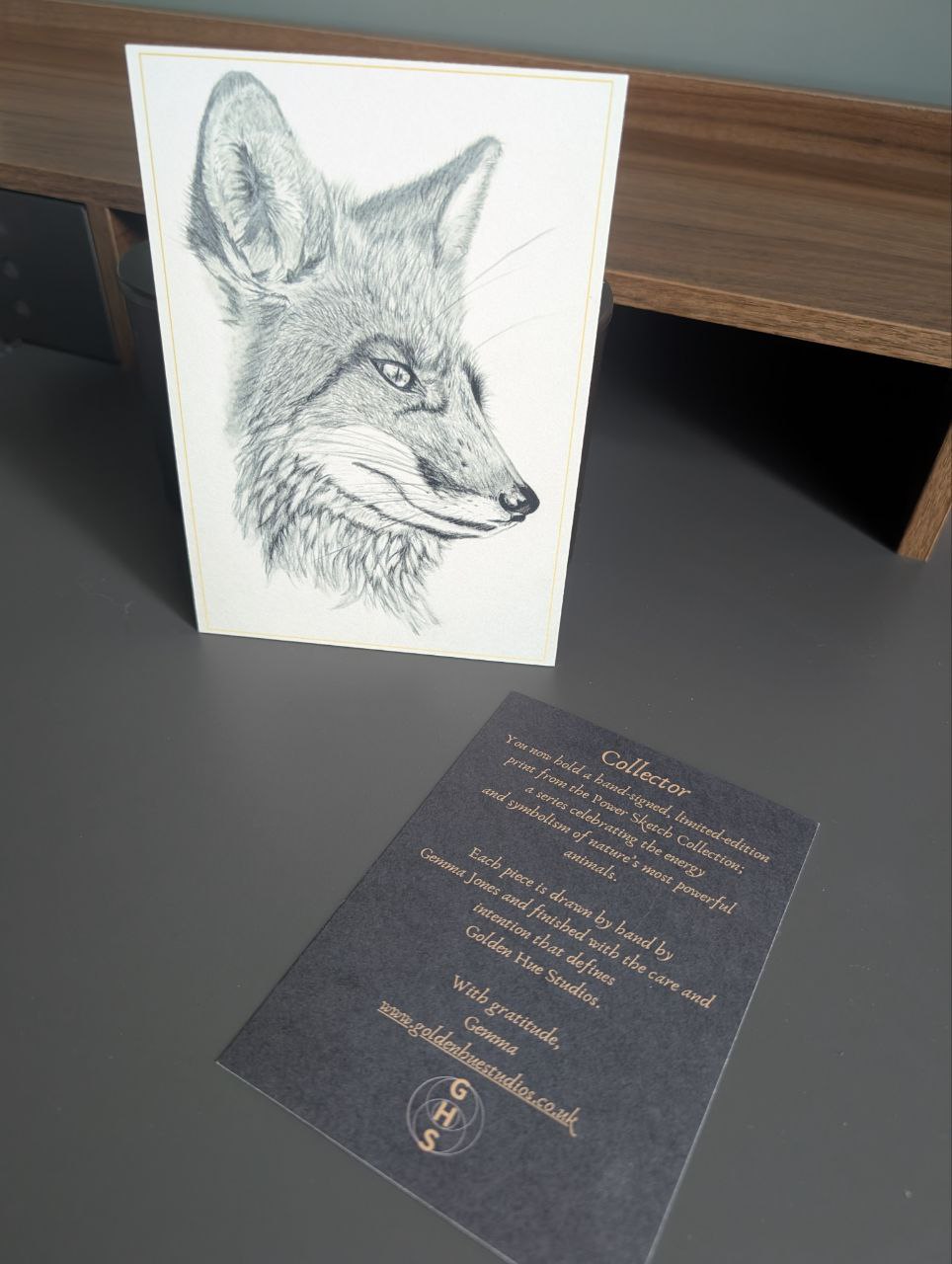 Fox Power Sketch Series - Hand drawn limited edition prints