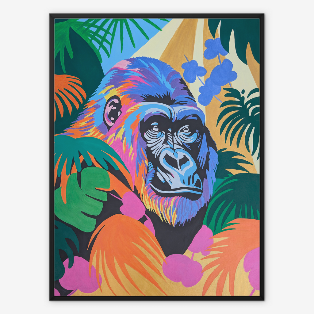 "Bright" Print - Gorilla in the Jungle