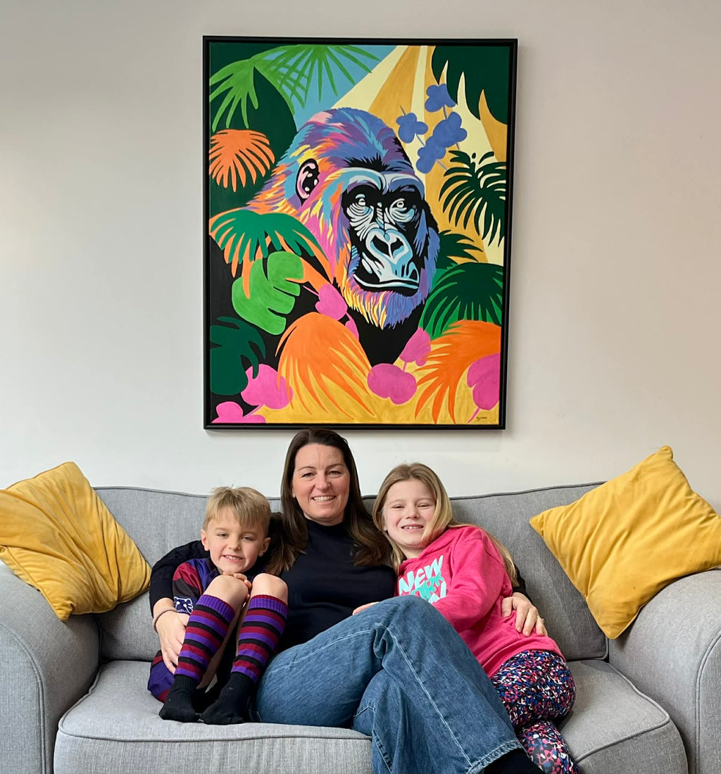 "Bright" Print - Gorilla in the Jungle