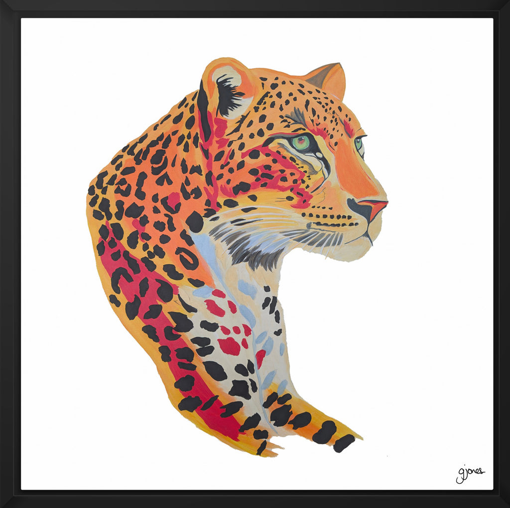 Sunset Theme Safari Animals - Leopard