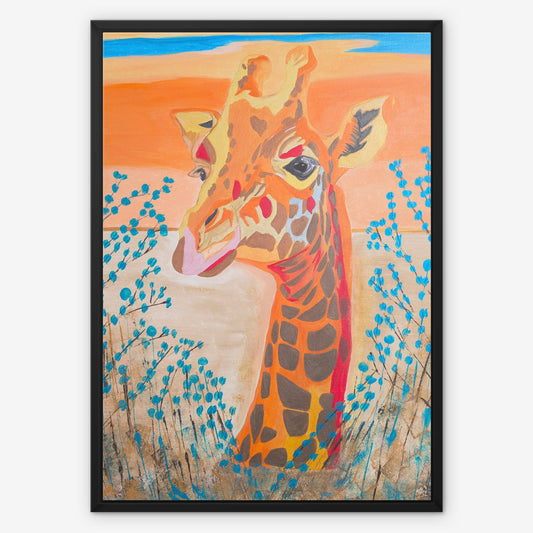 Sunset Theme Safari Animals - Whispers in the tall grass