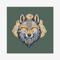 Fine Art Print - Brave - Wolf - Power Animal Collection Monochrome Art by Gemma Jones