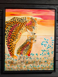 Original Art - Leopard Mum & Baby