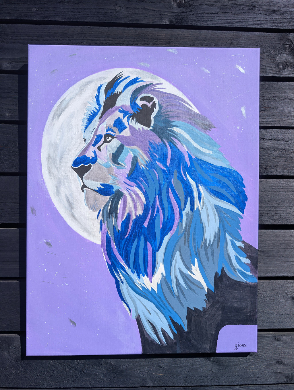 Original Art - Moon Lion