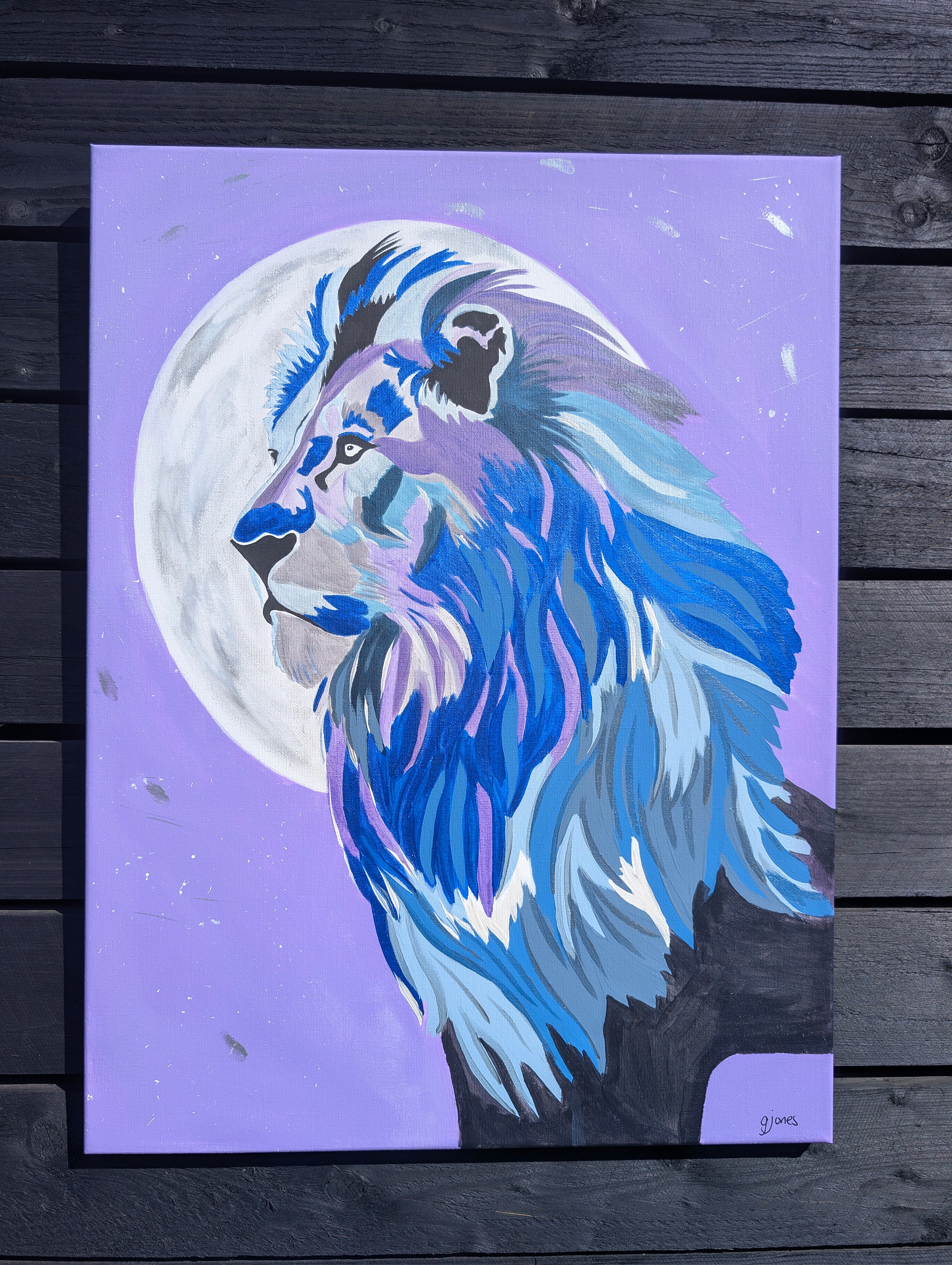 Original Art - Moon Lion