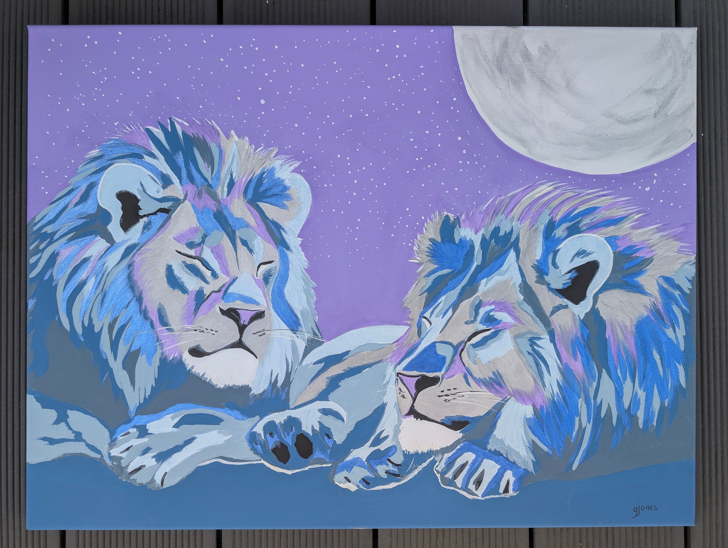 Original Art - Sleeping Lions