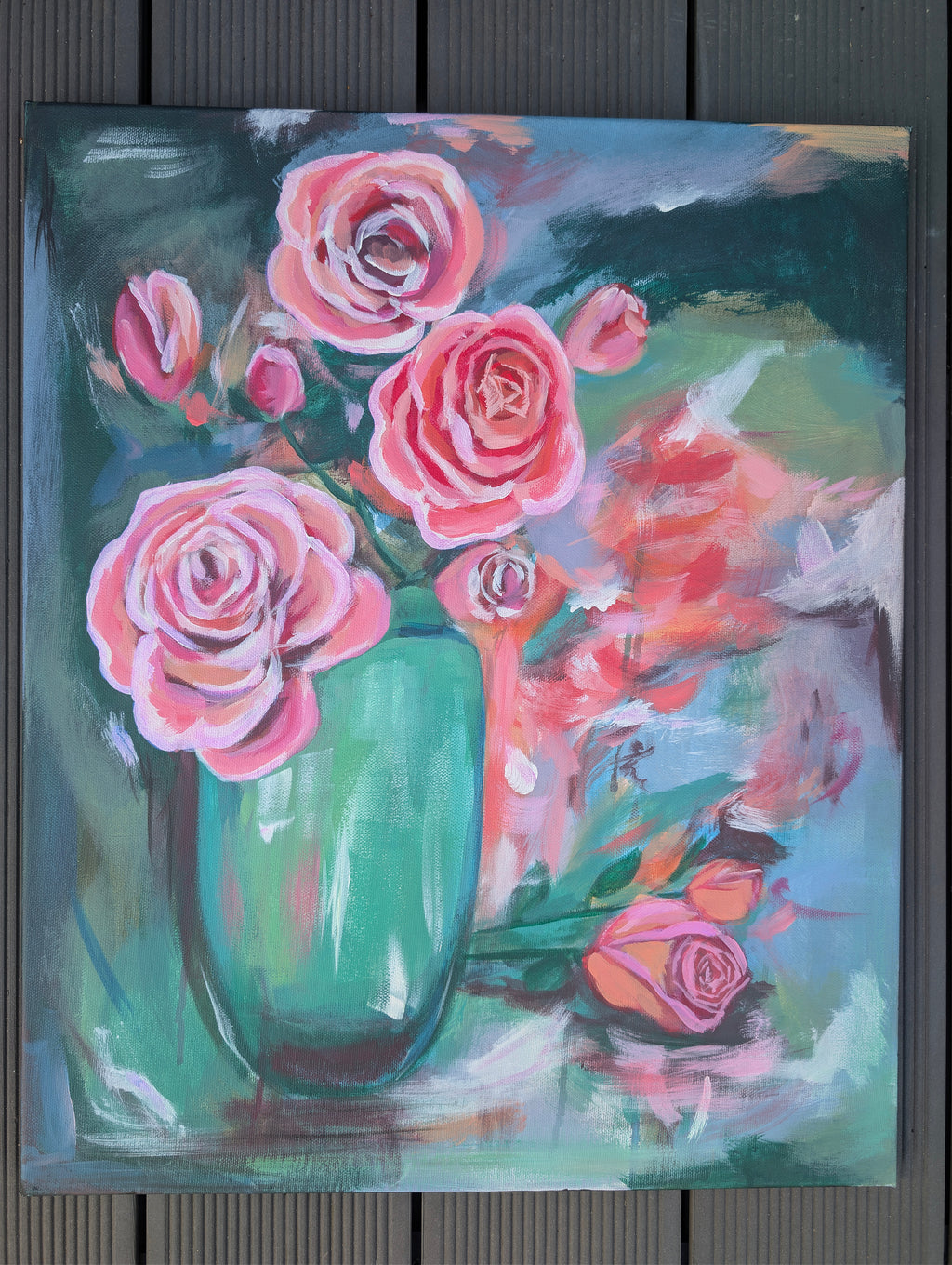 Original Art - Dreamy Flowers