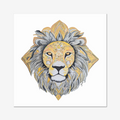 Fine Art Prints - Courageous - Lion - Power Animal Collection Monochrome Art by Gemma Jones