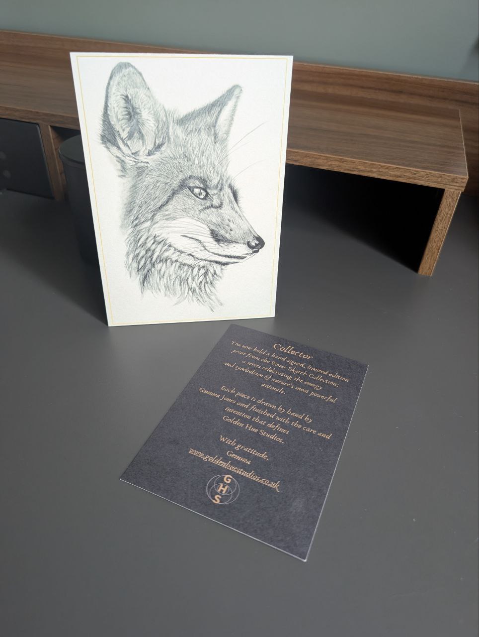 Fox Power Sketch Series - Hand drawn limited edition prints